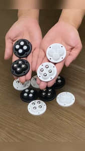 4 Pcs Caster Wheels Mini Self-Adhesive Rotatable Steel Swivel Rollers 360°Swivel Appliance Rollers for Easy Movement of Furniture Appliances Trash Bins and Storage Boxes Material