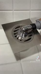 [FULL SET] 15cm x 15cm Floor Grate Washing Machine Drain Hose To Floor Grate Connector
