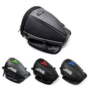 Motorcycle Durable Rear Seat Bag Suitcase Travel Shoulder Luggage Waterproof Motorbike Backpack Tail Tank Bag  Leather Sports