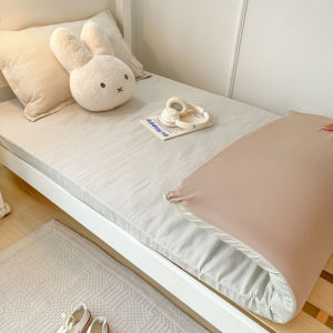 ผ้าคลุมหมอนปรับแต่งเตียงแบบครอบคลุมเต็มรูปแบบสำหรับนักเรียนที่อยู่หอพักนักศึกษา ผ้าฝ้ายซักได้ ผ้าคลุมหมอนนอนเดี่ยว 90x200 ผ้าฝ้าย ผ้าโพลีเอสเตอร์