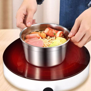1100ML 316 Stainless Steel Round Lunch Bento Box Portable Leak-Proof Food Storage Container Refrigerator Fresh-Keeping Box Tableware