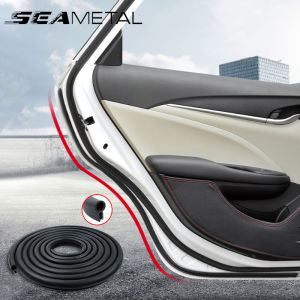 SEAMETAL  2m/5m Car Door Edge Guard Strip Auto Door Side Moulding Car Door Sealing Strip Anti Scratch Sealant Accessories