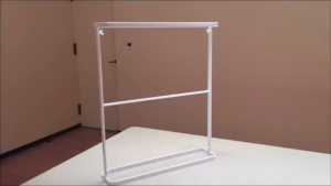 ราวตากผ้า ราวแขวนผ้าเช็ดตัวสไตล์มินิมอล ที่ตาก ราวตาก ผ้าเช็ดตัว minimal style towel rack. V.2 กว้างและสูงกว่าเดิม