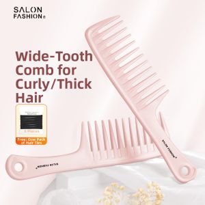 SALON FASHION | Wide Tooth Anti-static Non-tangling Hair Brush for Long Hair and Curling