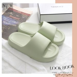 Bigsize ว้าวสุดๆ 🌈 รองเท้าแตะแฟชั่นสไตล์เกาหลี ดีเทลเรียบๆ สีพาสเทลใส่แล้วสบายตา มีหลายสี พื้นนิ่ม, ใส่อยู่บ้าน, ไปตลาดเก๋ๆ ขิคๆ 🥇