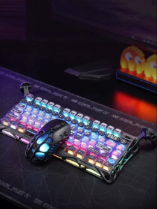 Gravastar | Aluminum Wireless Gaming Keyboard and Mouse Set