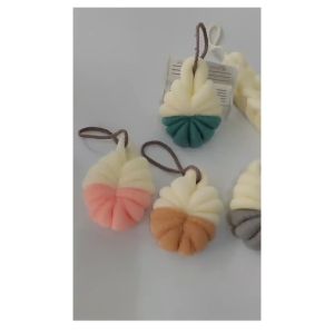 Bông tắm tạo bọt cao cấp nhập khẩu siêu mềm mạitròn múi 2 màu dễ thương-HAUSE