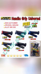 JRP Universal Handle Grip 1Pair For Motorcycle F ree Keychain Stickers Motorcycle NonSlip Rubber Avaiable Alloy Bar End