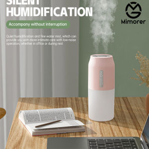 MIMORER Mini Air Humidifier Room Humidifier 300ML USB Portable Ultrasonic Aroma Essential Oil DiffuserCar Office Desktop Simple Small Diffuser 迷你空气加湿器