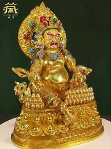 ZANGCUN | Gilded Copper Deity Statue