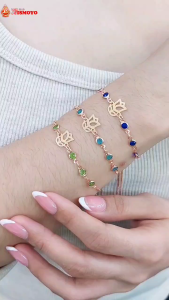 Gelang Tali Serut Kombinasi Emas Tulipa J5 Ismoyo