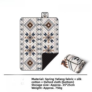 Picnic Mat Moisture Proof Pad Thickened Outdoor Tent Camping Beach Mat Picnic Outdoor Waterproof Lawn Mat Picnic Blanket