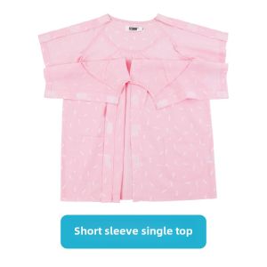 Nursing Gown for Bedridden Elderly Patients with Fractured Legs And Arms Specialized for Casting Patients Summer Uniform