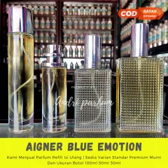 PARFUM PRIA AIGNER BLUE EMOTION MURNI TAHAN LAMA MINYAK WANGI