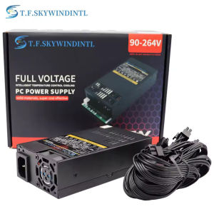 1PC 400W ATX Power Supply Flex 110V 220V 80 Plus Gold with 6Pin PCIe With Fixed Cables Connector Power Supply Accessory