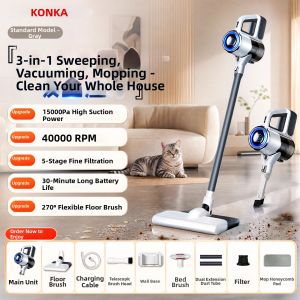 KONKA | Wireless Handheld High-Suction Pet Hair Vacuum Mopping Machine