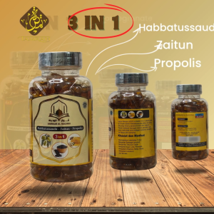 Minyak Zaitun Kapsul / Olive Oil Capsule Anwaar Al-Madina / Habbatussauda Kapsul / Propolis / Coconut Oil / Garlic Oil / Original / High Quality