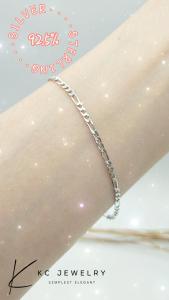 KC Jewelry S925 White Gold Plated Vintage Bracelet
