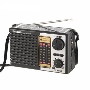 AM FM SW Radio Portable Solar Solar Emergency Radios Wireless Bluetooth 5.0 LED Flashlight MP3 Player Multifunctional Radio