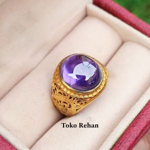 CINCIN BATU KECUBUNG UNGU KUALITAS SUPER