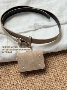Retro Style Womens Waist Bag Simple Casual Design Korean Style Versatile Decorative Leather Belt Daily Use Crossbody Bag
