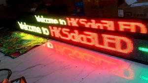 Running Text RGB Full Colour 20x400Cm Wifi Outdoor