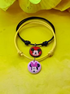 gelang couple akrilik MICKEY & MININIE (FREE BOX)