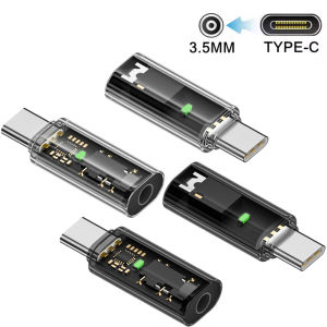 USB Type C To 3.5MM Headphone Adapter USB C Male To 3.5 Jack Audio Converter for IPhone 16 15 Samsung S25 Support Voice Calling