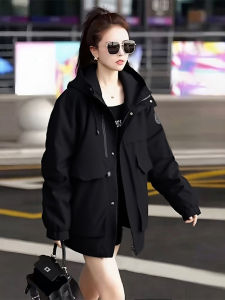 Fashionable Hooded Waterproof Jacket Female Small Figure Spring Autumn New Hit