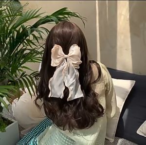 Nicedays🍒Jepit Rambut Super Abadi Wanita Pita Pita Pita Klip Rambut Kasa Klip Musim Semi Aksesoris Rambut Manis