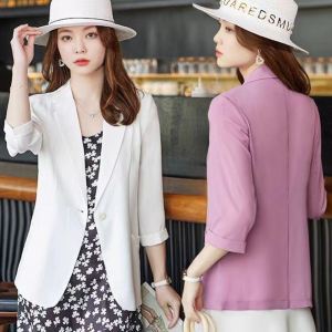 Lieoyuarn | Chiffon Fashionable Summer Small Suit Jacket