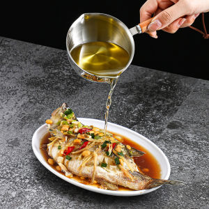 Panci Mini Susu Saos Sambal/ Pemanas Minyak Gagang Kayu