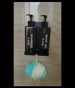 Soap Dispenser Wall-Mounted Perforation-Free Hotel Hotel Manual Press Soap Dispenser Kitchen Soap Dispenser