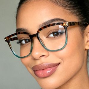 Blue Light Blocking Glasses for Computer Gaming Fashion Fake Anti Eye Strain Eyeglasses for Women Men