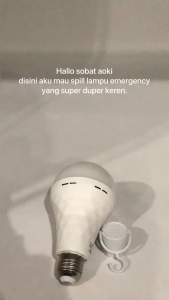 Lampu Bohlam LED Otomatis Super Terang 10W AC/DC NEW CRYSTAL | Emergency Lamp Bohlam LED 10W Darurat Nyala Tanpa Listrik | Lampu LED Gantung Super Terang Hemat Energi | Bohlam LED Otomatis 3 Mode Terang Tahan Lama