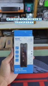 NYK S1 Casing Case SSD Enclosure Nvme Transparan NYK S1 USB 3.1
