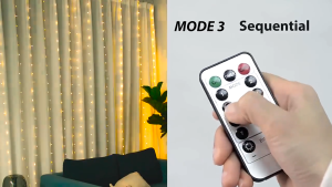 3M Curtain Fairy Lights Hari Raya Lights 300LED Ramadan Light Strip With Hook USB 8Modes For 2026 Ramadan Hari Raya Decoration