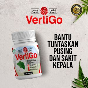 Obat Vertigo Paling Ampuh VertiGo 50 Kapsul Paket Obat Vertigo 2 Botol Obat Vertigo Produksi Indonesia - Lazada