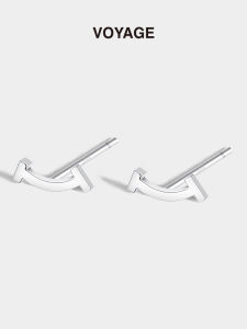 999 Pure Silver Smile Ear Cuff Sleepwear Luxurious Earrings Summer Fashion Jewelry Womens Silver Hoops No Need to Remove