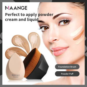 MAANGE Makeup Brush And Makeup Sopnge Set For Liquid Foundation BB Cream