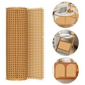 Plastic Anti-Rattan Slice Material 40cm-45cm Width Rattan Webbing For Diy Crafts