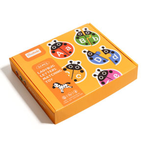 Educational Animal Word Matching Game Childrens Early Learning Toys Card Pairing Puzzle Table Game Cross-Border Letter Enlightenment