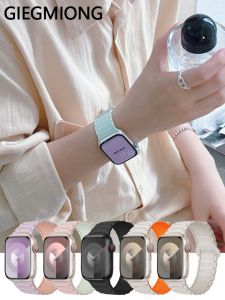 Silicone Sport Watchband Magnetic Applewatch Band for Men And Women Ultra Comfortable Breathable Compatible with S10 S9 S8 S7 Models