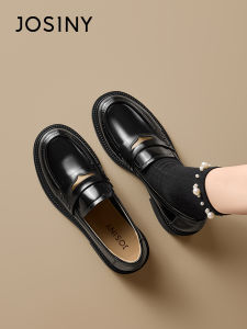 Josiny | Thick Sole English Style Loafers Women