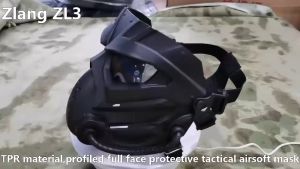 Airsoft Masks Anti-Fog Resistance Impact PC Lens Skull Mask Outdoor Cycling Shooting Mouth Defensive Mask Military Paintball Hunting Tactical Protection Safety Face Mask