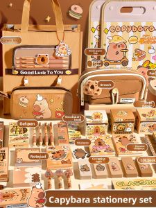KAMOLAN | Festival Gift Birthday Cartoon Blind Box High Appearance School Supplies Stationery Set