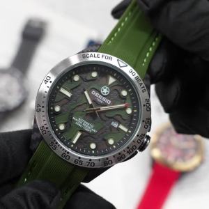 Deesio Fashionable Mens Automatic Mechanical Watch Carbon Fiber Case Casual Sports Watch for Men Luminous Function Date Display