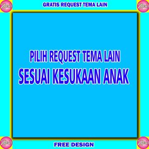 Spanduk / Backdrop Banner Ulang Tahun / Tema Baby Shark / Free Design /