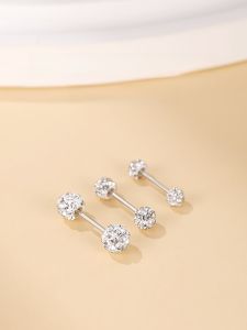 Short Bar Titanium Steel Ear Studs Sleepwear Friendly Beautiful Unique Fashion Jewelry for Women Geometric Shape Ear Cuffs