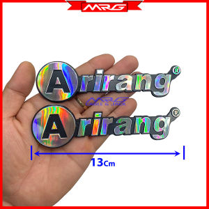 Tem Ariang dài 13cm giá 1 cặp chất liệu nhựa | tem loa ariang logo ariang mác ariang